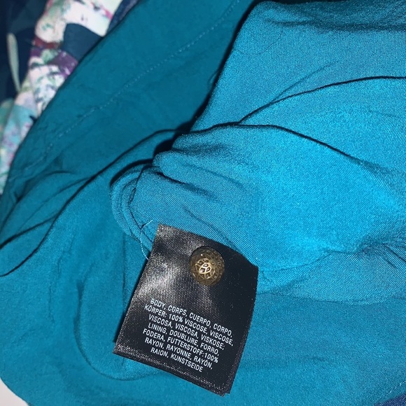 Anthropologie Maeve “Elia” Floral Print Cold Shoulder Dress - Women’s Size 4 - Picture 7 of 11